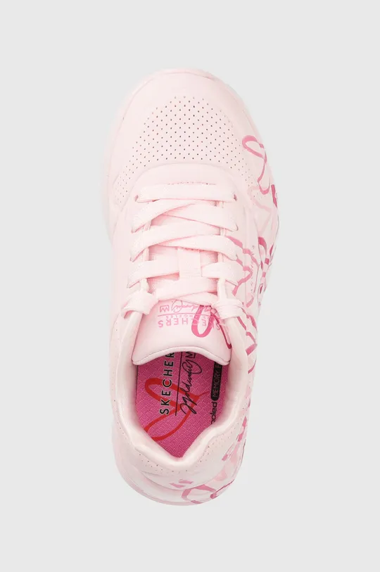 różowy Skechers sneakersy dziecięce