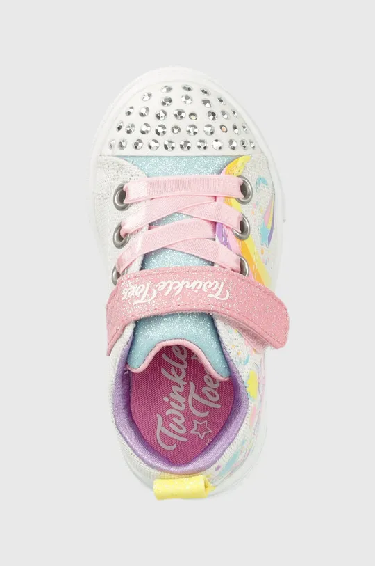 πολύχρωμο Παιδικά πάνινα παπούτσια Skechers Twinkle Sparks Unicorn Charmed