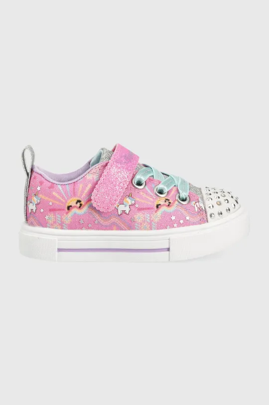 ροζ Παιδικά πάνινα παπούτσια Skechers Twinkle Sparks Unicorn Sunshine Για κορίτσια