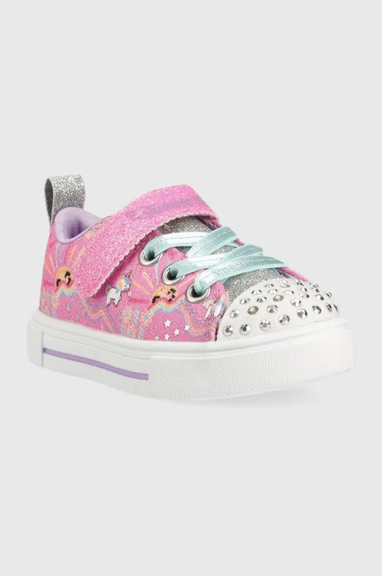 Skechers gyerek sportcipő Twinkle Sparks Unicorn Sunshine rózsaszín