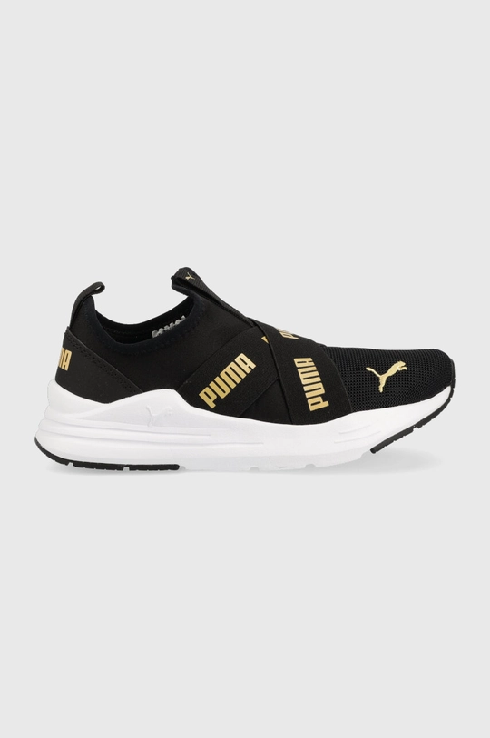 μαύρο Παιδικά αθλητικά παπούτσια Puma Puma Wired Run Slip On Flash Jr Παιδικά