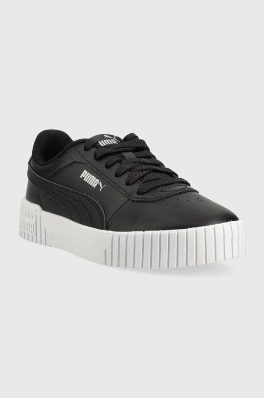 Puma sneakersy skórzane dziecięce Carina 2.0 Jr czarny