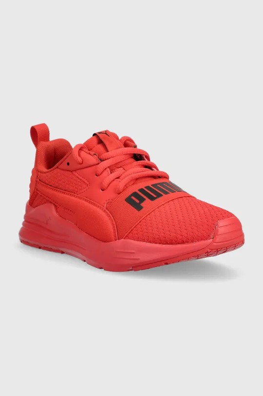 Παιδικά αθλητικά παπούτσια Puma Puma Wired Run Pure Jr κόκκινο
