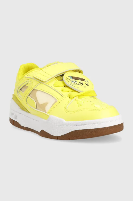 Παιδικά αθλητικά παπούτσια Puma Slipstream Spongebob 2 AC+ PS κίτρινο