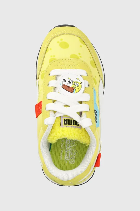 żółty Puma sneakersy dziecięce Future Rider Spongebob PS