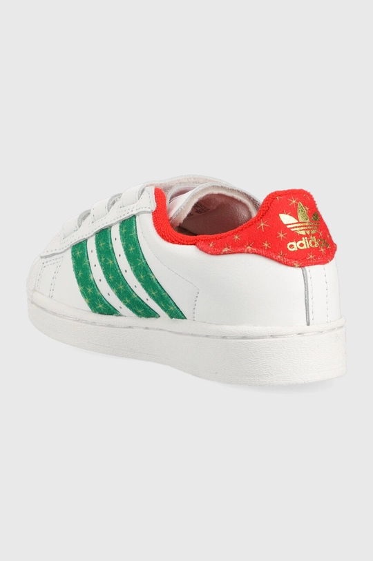 Otroške superge adidas Originals SUPERSTAR CF C  Zunanjost: Sintetični material, Naravno usnje Notranjost: Tekstilni material Podplat: Sintetični material