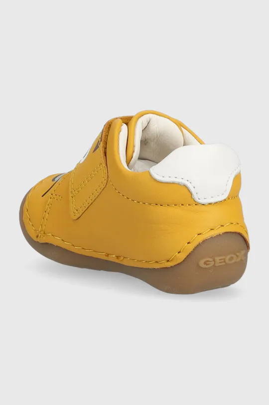 Geox sneakersy skórzane dziecięce Cholewka: Skóra naturalna, Wnętrze: Skóra naturalna, Podeszwa: Materiał syntetyczny