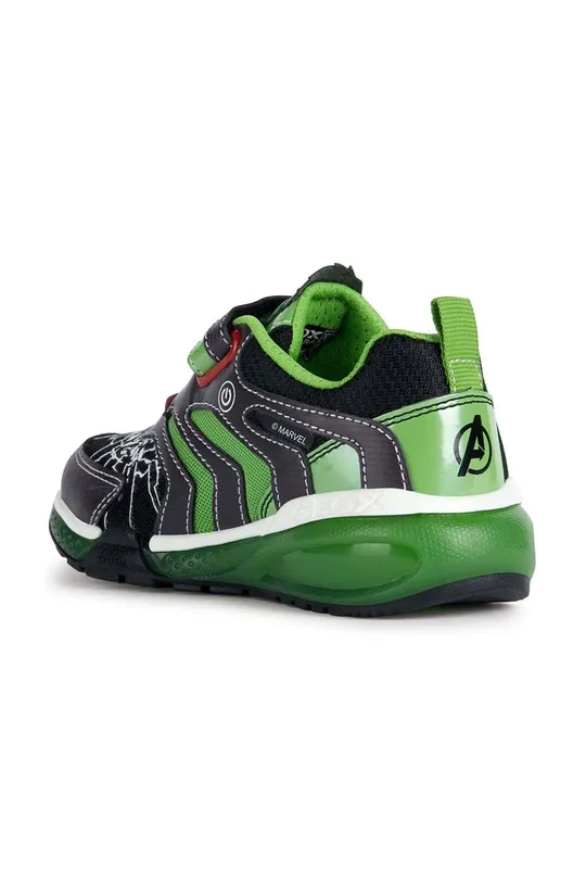 Παιδικά αθλητικά παπούτσια Geox x Marvel  Πάνω μέρος: Συνθετικό ύφασμα, Υφαντικό υλικό Εσωτερικό: Υφαντικό υλικό, Φυσικό δέρμα Σόλα: Συνθετικό ύφασμα