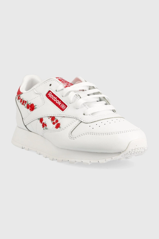 Детские кроссовки Reebok Classic CL LTHR белый