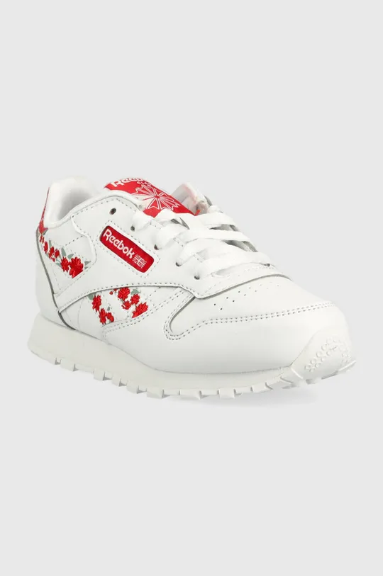 Παιδικά αθλητικά παπούτσια Reebok Classic CL LTHR λευκό