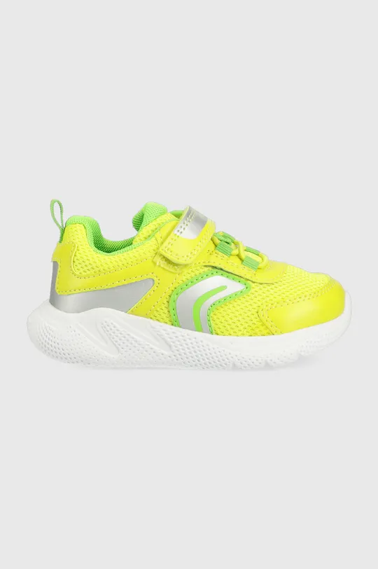 žlutě zelená Dětské sneakers boty Geox Dětský