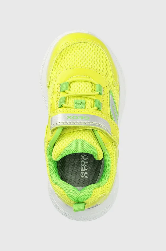 žlutě zelená Dětské sneakers boty Geox