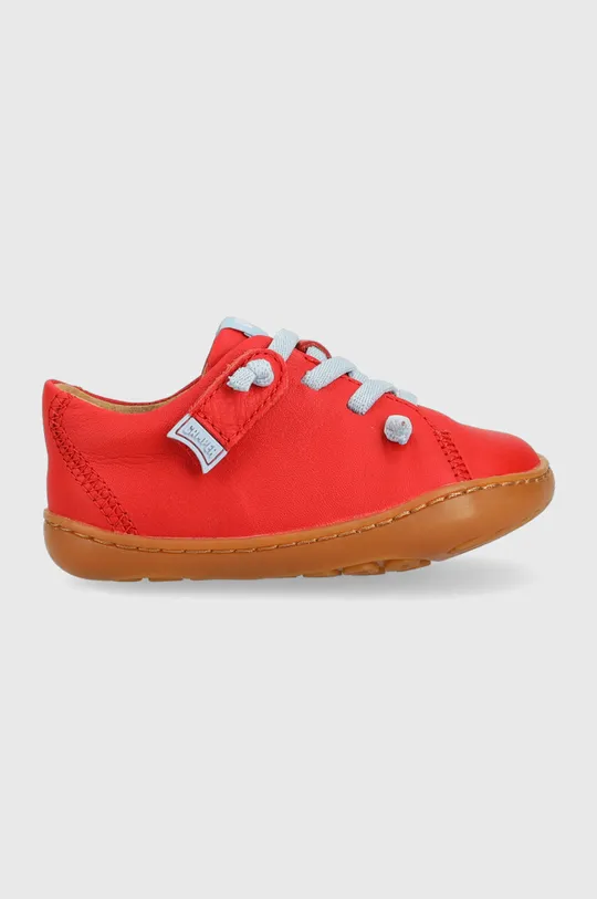 κόκκινο Δερμάτινα παιδικά κλειστά παπούτσια Camper Παιδικά