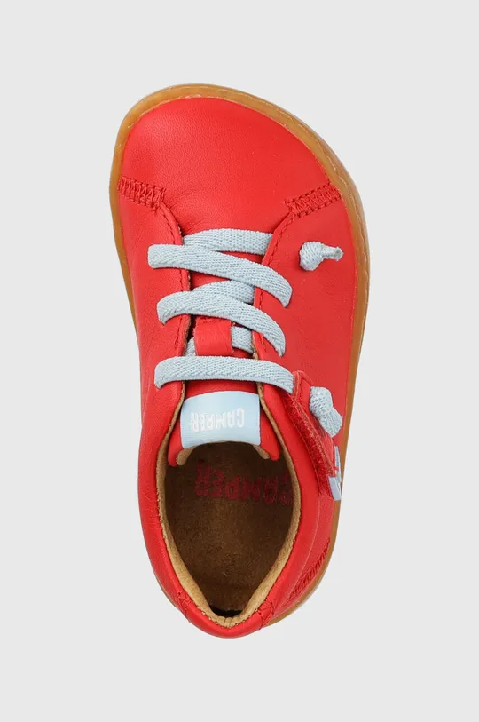червоний Дитячі шкіряні туфлі Camper