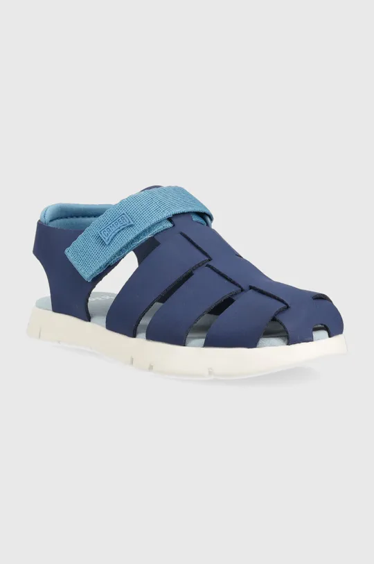 Detské kožené sandále Camper modrá