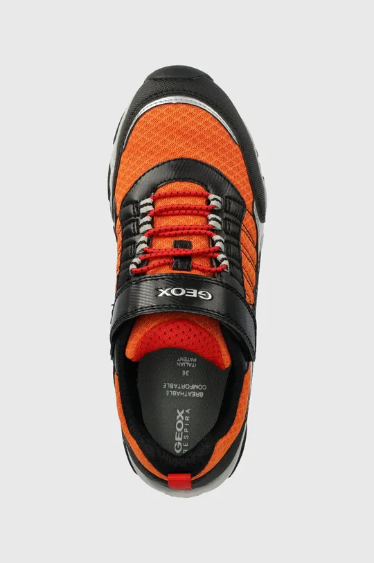 πορτοκαλί Παιδικά αθλητικά παπούτσια Geox