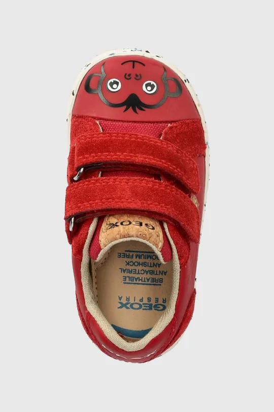 κόκκινο Παιδικά αθλητικά παπούτσια Geox x WWF