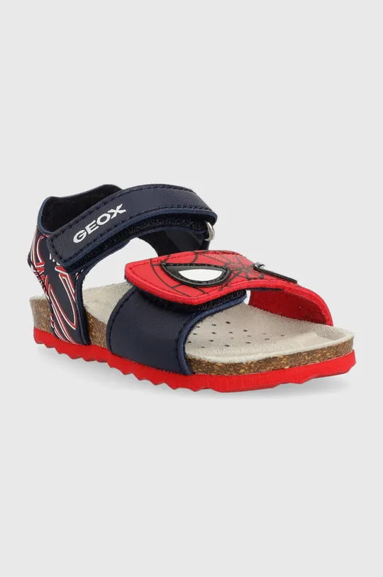 Detské sandále Geox x Marvel červená