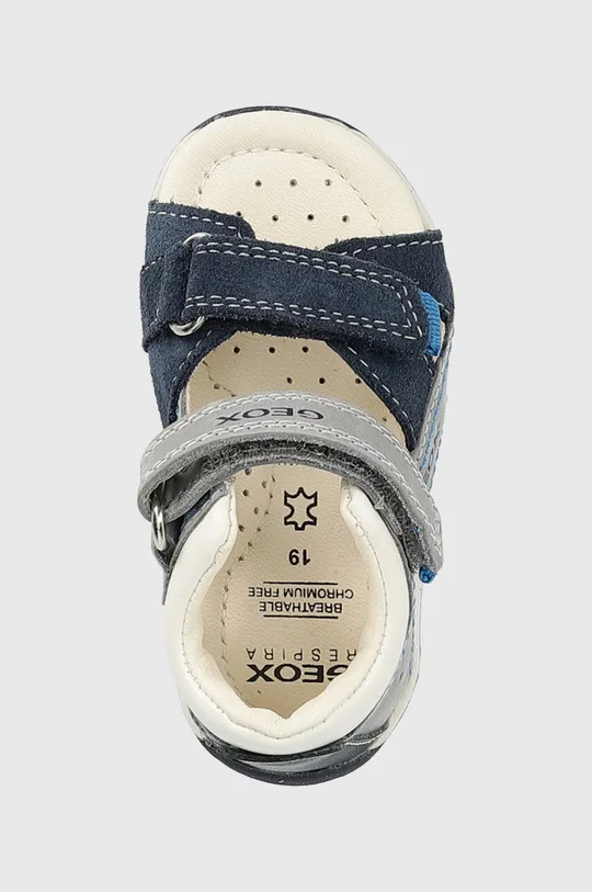 sivá Detské kožené sandále Geox