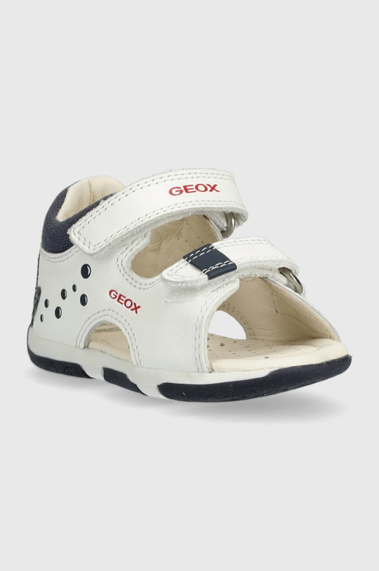 Geox sandali in pelle bambino/a bianco