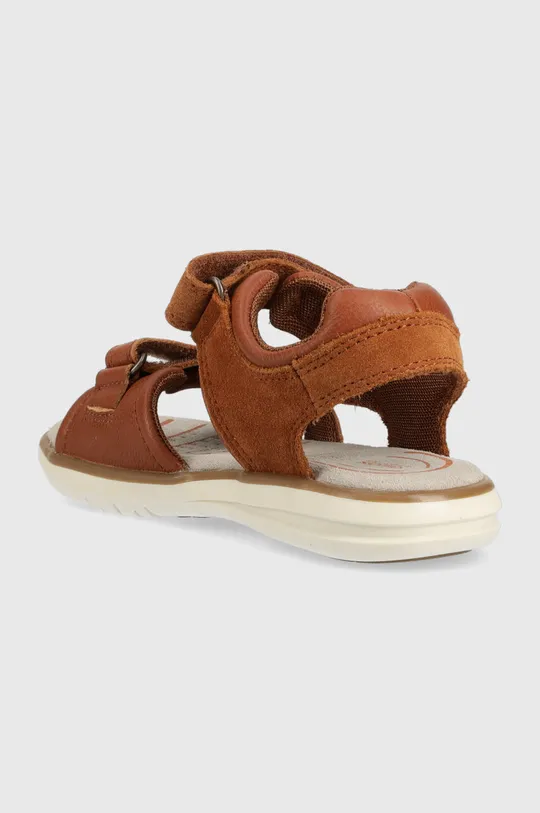 Detské kožené sandále Geox  Zvršok: Prírodná koža Vnútro: Textil, Semišová koža Podrážka: Syntetická látka