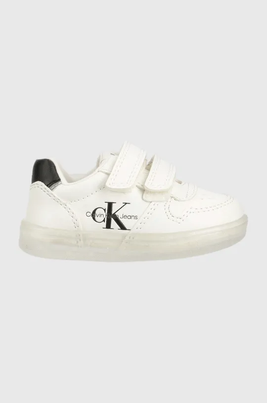 biały Calvin Klein Jeans sneakersy dziecięce Dziecięcy