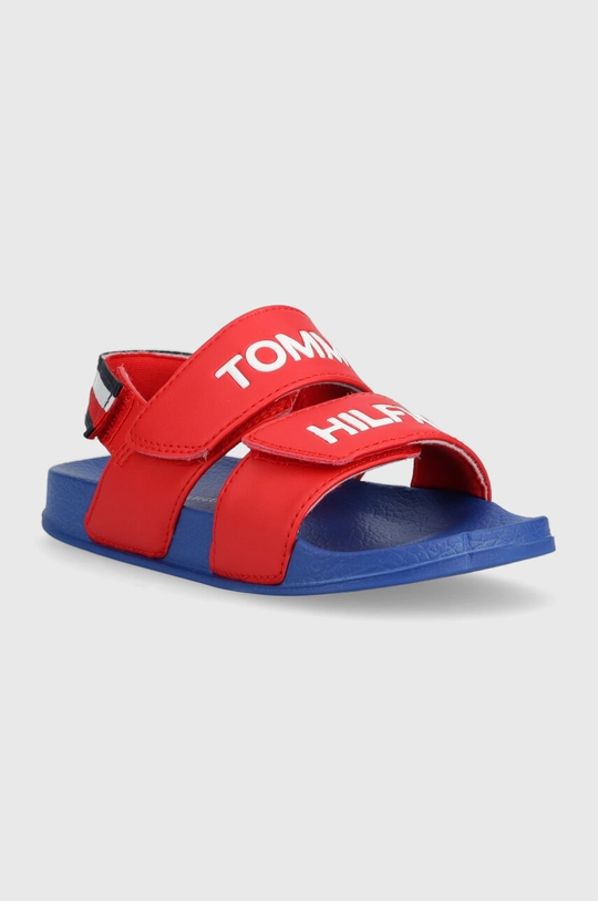 Παιδικά σανδάλια Tommy Hilfiger κόκκινο