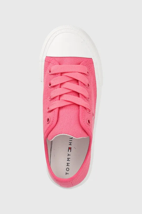 ροζ Παιδικά πάνινα παπούτσια Tommy Hilfiger