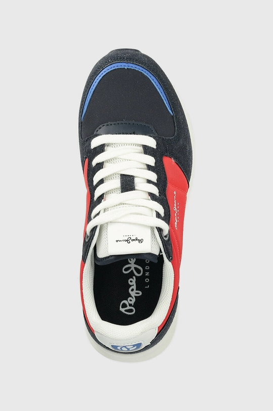 czerwony Pepe Jeans sneakersy dziecięce York Mix B