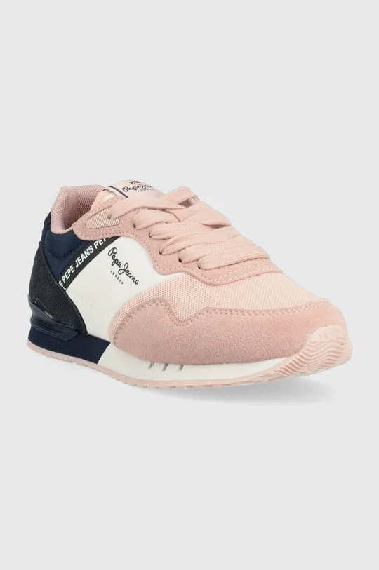 Παιδικά αθλητικά παπούτσια Pepe Jeans London Basic ροζ