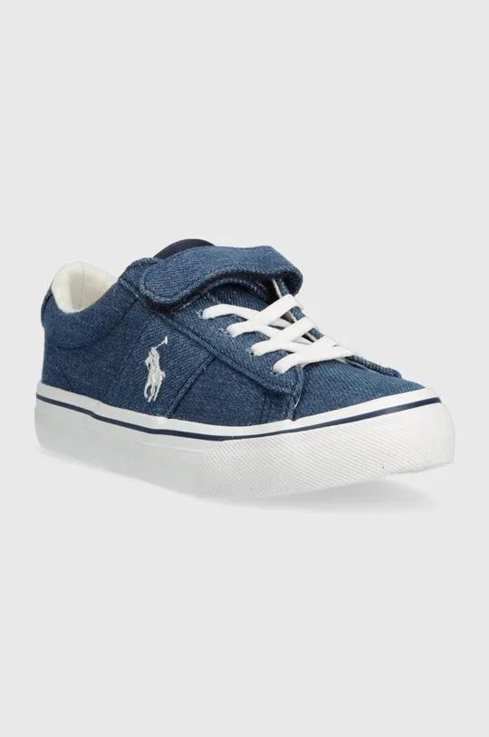 Παιδικά πάνινα παπούτσια Polo Ralph Lauren μπλε