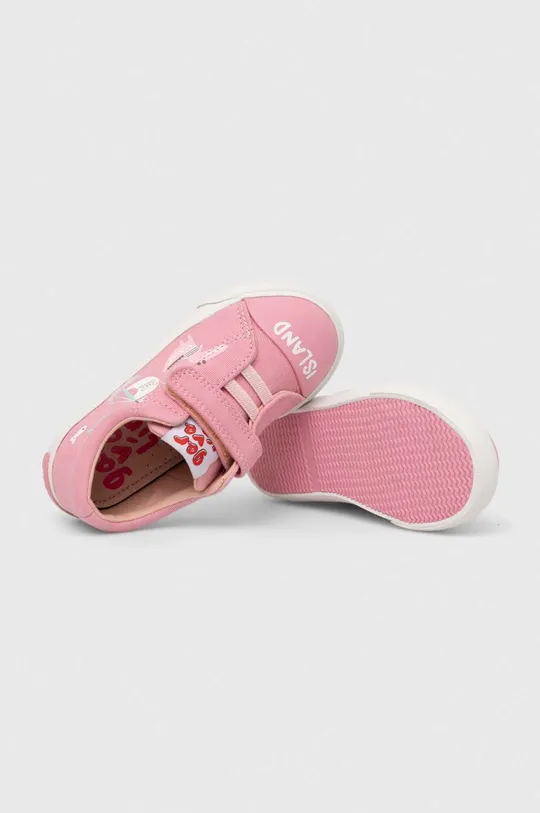 ροζ Παιδικά πάνινα παπούτσια Garvalin