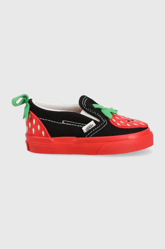 μαύρο Παιδικά πάνινα παπούτσια Vans Slip On V Berry DRDBL Παιδικά