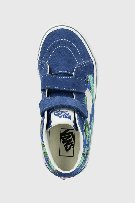 μπλε Παιδικά πάνινα παπούτσια Vans UY SK8 Mid Reissue V WILD MULTI
