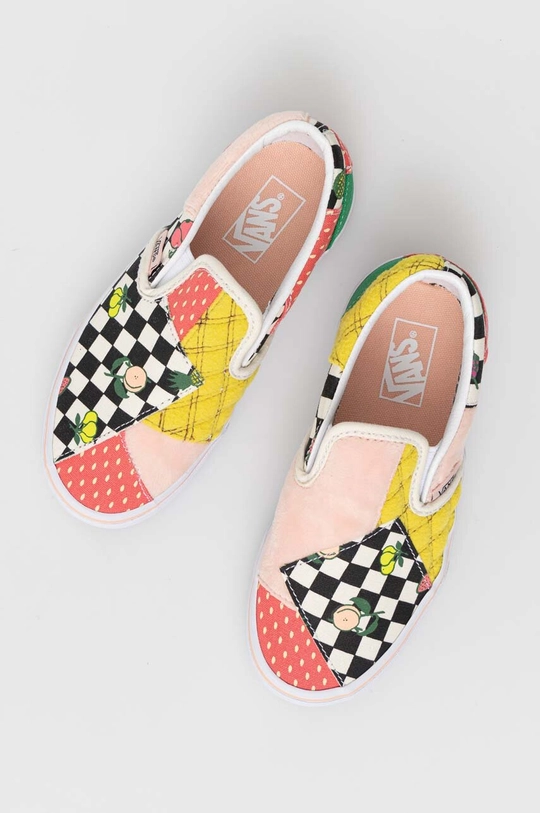 többszínű Vans gyerek sportcipő UY Classic Slip On Patch FRTC MDGRE