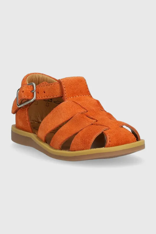 Detské kožené sandále Reebok Classic hnedá