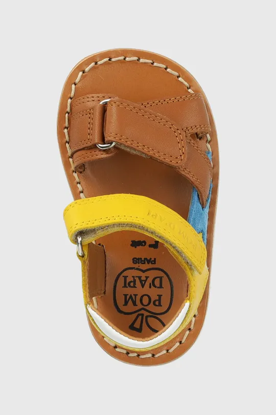 viacfarebná Detské kožené sandále Pom D'api