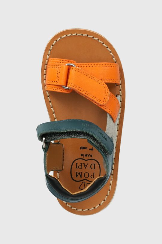vícebarevná Dětské kožené sandály Pom D'api