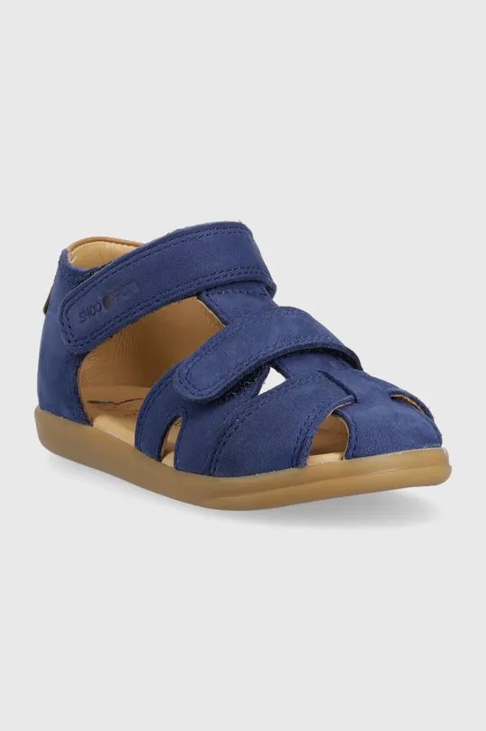 Detské semišové sandále Shoo Pom modrá