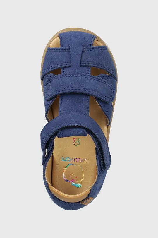 modrá Detské semišové sandále Shoo Pom