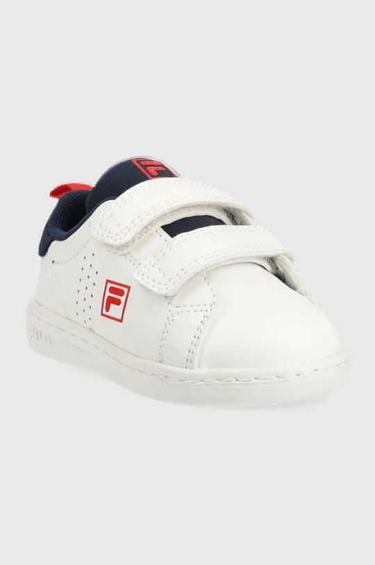 Fila sneakersy dziecięce FFK0113 CROSSCOURT 2 NT velcro biały