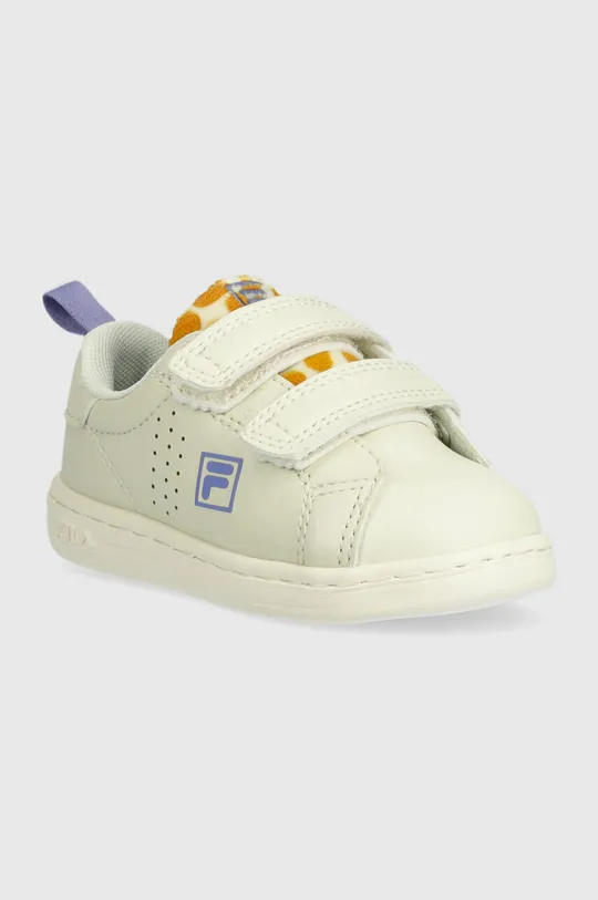 Fila scarpe da ginnastica per bambini FFK0114 CROSSCOURT 2 NT A velcro beige