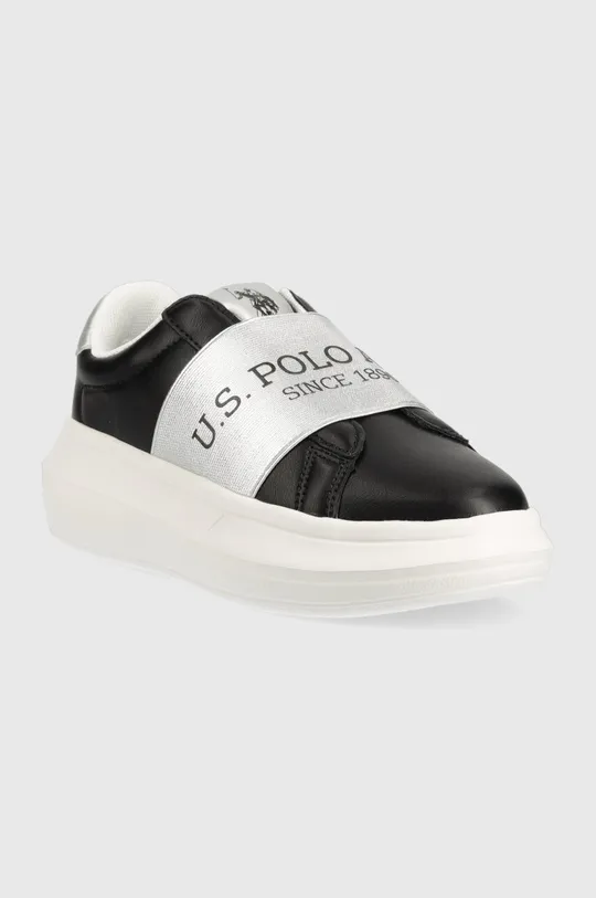 Παιδικά αθλητικά παπούτσια U.S. Polo Assn. μαύρο