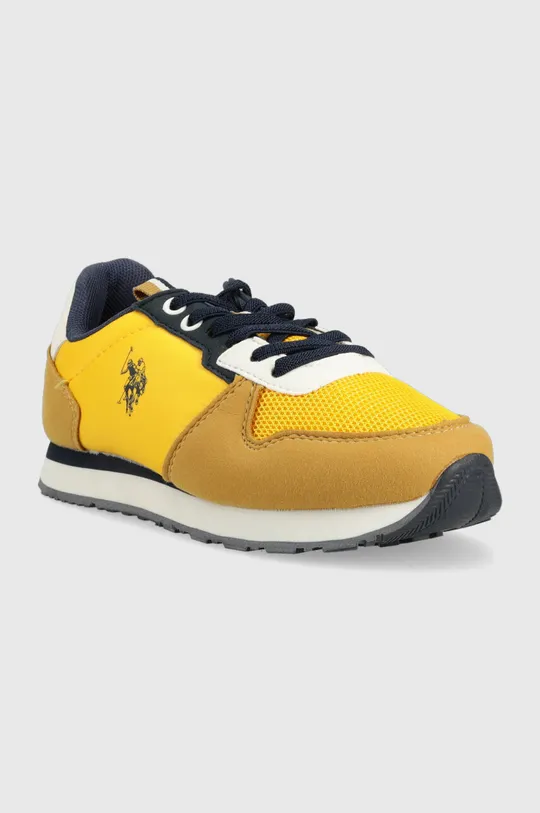 U.S. Polo Assn. sneakersy dziecięce żółty