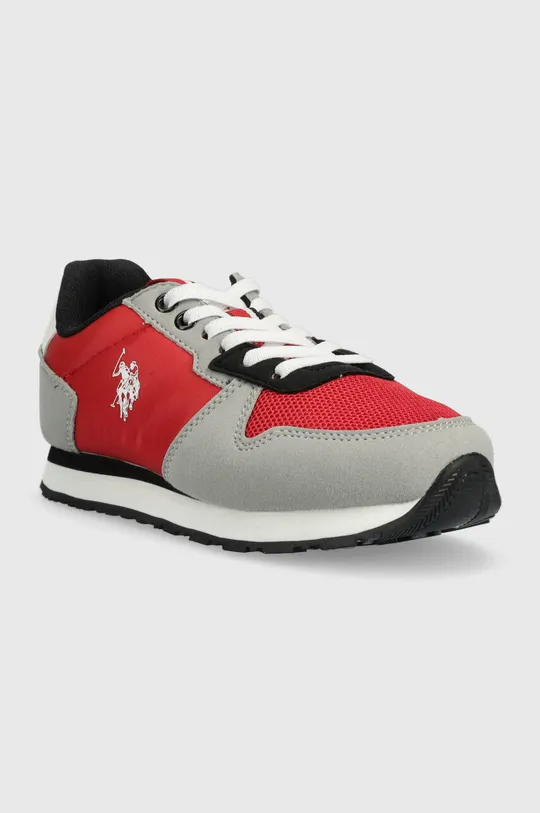 Παιδικά αθλητικά παπούτσια U.S. Polo Assn. κόκκινο