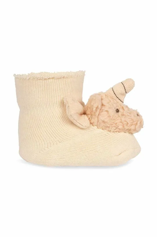 Шкарпетки для немовлят Konges Sløjd 2-pack бежевий