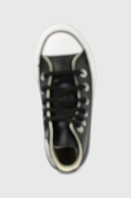 μαύρο Παιδικά δερμάτινα πάνινα παπούτσια Converse CON OBUWIE A01015C EVA LIFT