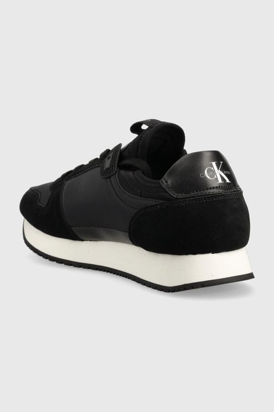 Sneakers boty Calvin Klein Jeans Ym0ym00553 Runner Sock Laceup Ny-lth  Svršek: Textilní materiál, Semišová kůže Vnitřek: Textilní materiál Podrážka: Umělá hmota