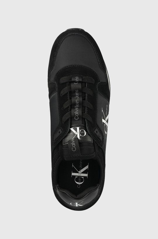 černá Sneakers boty Calvin Klein Jeans Ym0ym00553 Runner Sock Laceup Ny-lth
