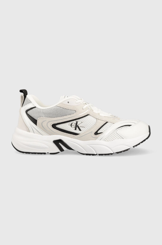 λευκό Αθλητικά Calvin Klein Jeans YM0YM00589 RETRO TENNIS SU-MESH Ανδρικά